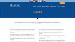Careers | Training | Orridge - Orridge Stocktaking | Europe