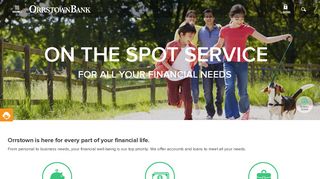Personal & Business - Home › Orrstown Bank