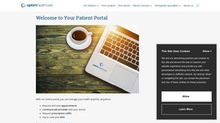 Welcome to Your Patient Portal - Optim Orthopedics