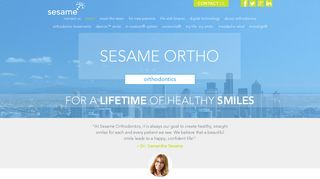 Welcome to the Orthodontic Office of Samantha J. Sesame