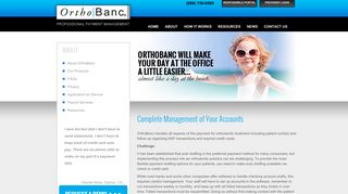 Complete Management of Your Accounts - OrthoBanc