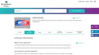 ORTHOVISC: Side Effects, Uses, Interactions, Pictures, Warnings ...