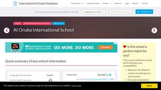 Al Oruba International School: Useful info for parents