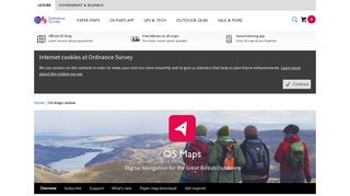 OS Maps - online and App mapping system | Ordnance Survey Shop