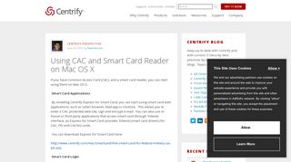 Using CAC and Smart Card Reader on Mac OS X | Secure Thinking ...
