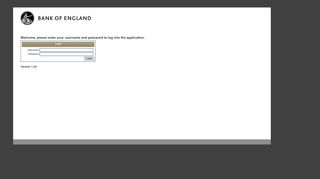 Bank of England Online Statistical Collection Application