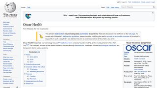 Oscar Health - Wikipedia