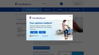 Short Term Health Insurance | UnitedHealthcare