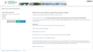 OSCAR - Online Sports Capital Register - Oscar