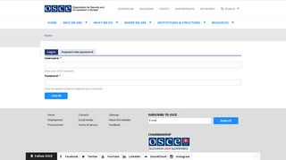 User account | OSCE