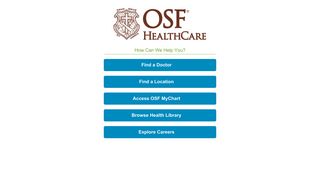 OSF HealthCare Guest WiFi Agreement