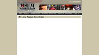 Fire and Rescue Commission - NCDOI OSFM |