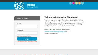 OSG InSight | Client Login Portal - OSG Billing Services