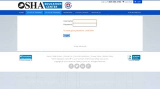 OSHA Education Center - American Safety Council