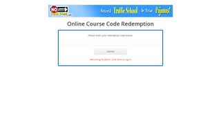 Online Course Code Redemption