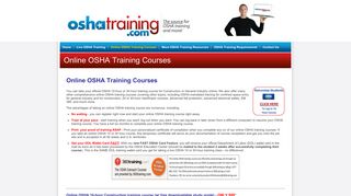 Online OSHA training courses | OSHA 30 | OSHA 10 | competent ...