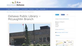 Oshawa Public Library - McLaughlin Branch - Downtown Oshawa