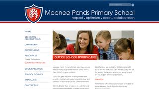 Out of School Hours Care | Moonee Ponds Primary School