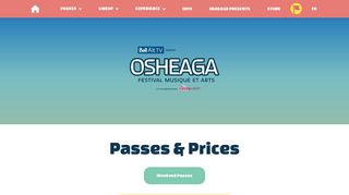 Festival Passes | Osheaga