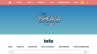 Information | Osheaga