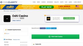 Oshi Casino - Reviews, Games, Bonus & Deposit Options 2018