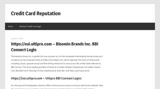 https://osi.ultipro.com - Bloomin Brands Inc. BBI Connect Login ...