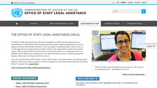 Office of Staff Legal Assistance - UN.org