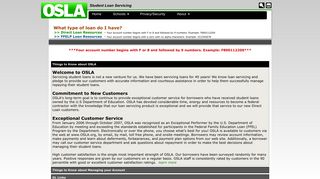 Oklahoma Student Loan Authority - OSLA