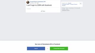 Youssef Kazem - I can't login to OSM with facebook | Facebook