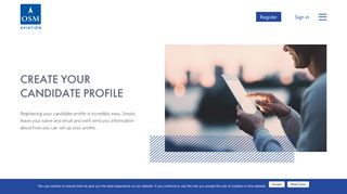 Create your candidate profile - OSM Aviation
