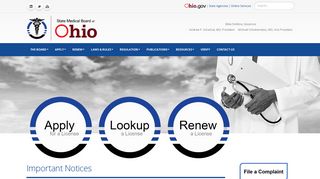 State Medical Board of Ohio - Ohio.gov