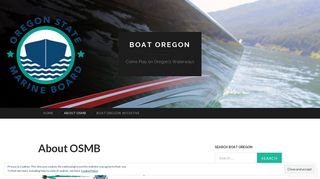About OSMB | Boat Oregon