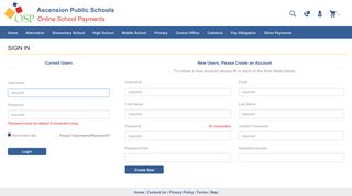 Sign In - Online School Payments