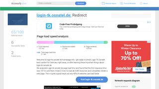 Access login-tk.osnatel.de. Redirect