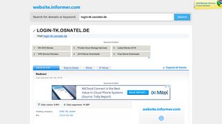 login-tk.osnatel.de at Website Informer. Redirect. Visit Login Tk Osnatel.