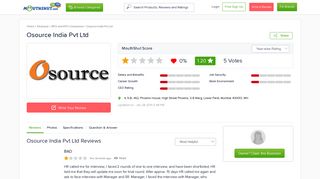 OSOURCE INDIA PVT LTD Reviews, Employee Reviews, Careers ...