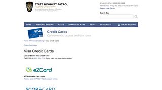 Credit Cards - State Highway Patrol Credit Union