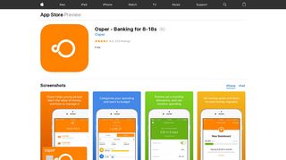Osper - Banking for 8-18s on the App Store - iTunes - Apple