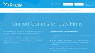 Unified Comms | The Osprey Legal Cloud