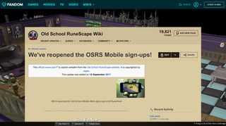 We've reopened the OSRS Mobile sign-ups! | Old School RuneScape ...