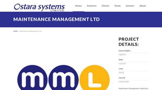 Maintenance Management Ltd – Ostara Systems