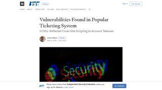 Vulnerabilities Found in Popular Ticketing System – Independent ...