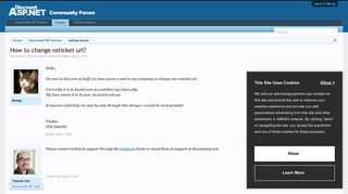 How to change osticket url? | DiscountASP.NET Community Forum