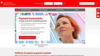 Payment transactions - Ostsächsische Sparkasse Dresden