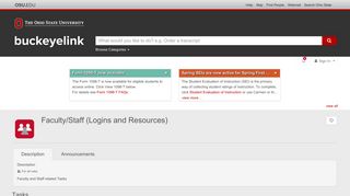 Faculty/Staff (Logins and Resources) - BuckeyeLink - The Ohio State ...
