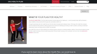 Your Plan for Health (YP4H) | OSU Health Plan