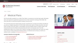 Medical Plans - Ohio State University Human Resources