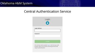 Central Authentication Service: Login - CAS