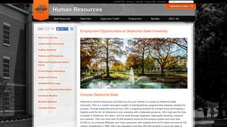 Employment Opportunities at Oklahoma State University | Human ...