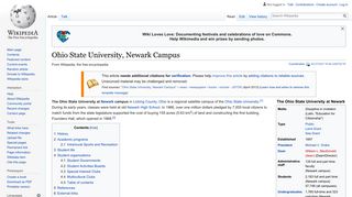 Ohio State University, Newark Campus - Wikipedia